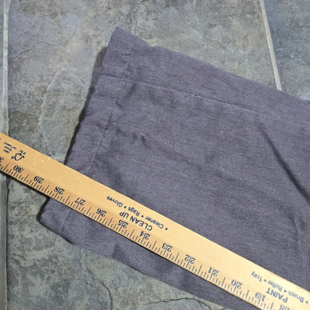 Haband Ice House Flannel Lined Slacks Mens 40x28 Gray Plaid Lined Winter Pants